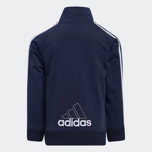 Vista 3 de adidas Tricot - Conjunto de ropa de chaqueta y pantalón para niño