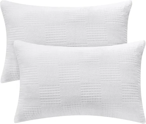 Vista 50 de BEDELITE - Juego de 2 fundas de almohada de vellón y franela estándar, supersuaves, con cierre, acogedoras, de terciopelo mullido, para todas