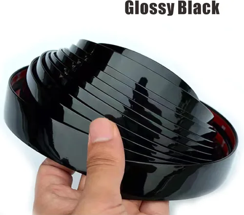 Vista 9 de 25 pies de ancho 14 pulgada 6 mm Moldura de auto universal para exterior e interior de coche, ventana, puerta, parachoques, lateral del cuerpo, tira