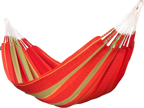 Vista 16 de LA SIESTA Hamaca de flora, transforma tu patio trasero, patio o porche en un oasis de relajación, hamaca de algodón ultrasuave, máximo 440 libras