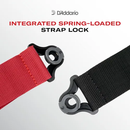 Vista 2 de D'Addario Planet Waves Auto Lock Guitar Strap
