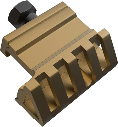 Vista 9 de 45 grados Offset Mount 4 ranuras Picatinny Weaver Rail Mounts para linterna láser mira óptica (MT45)