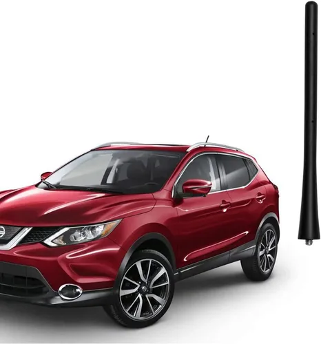 Mástil de antena de radio de 7 pulgadas compatible con modelos Nissan Mitsubishi Infiniti Select, reemplazo directo, antena de techo corto, goma