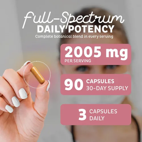 Vista 5 de Zeal Naturals Complejo adaptogénico de Ashwagandha 2005 mg, 90 cápsulas Polvo orgánico de raíz de ashwagandha + Rhodiola Rosea + cúrcuma