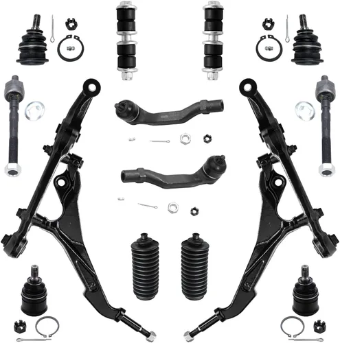Vista 38 de Detroit Axle - Kit de suspensión RWD Front End de 16 piezas para Chrysler 300 Dodge Charger Challenger 11-14, 6 brazos de control, 4 barras