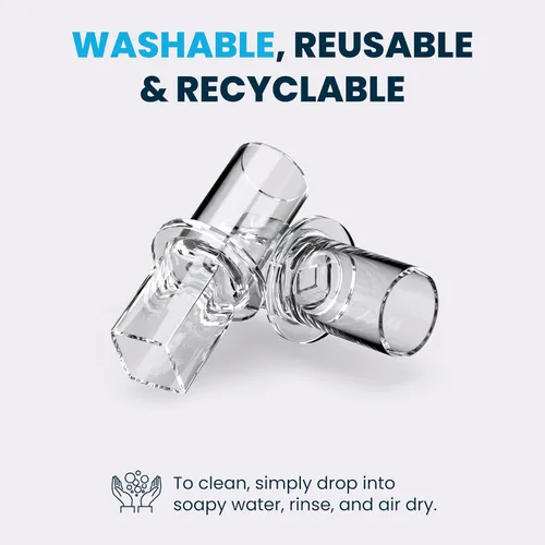 Vista 6 de BACtrack Boquillas alcoholizadoras Go & Keychain Consejos de reemplazo de probador de alcohol BAC Elegible para FSA/HSA (20 unidades)