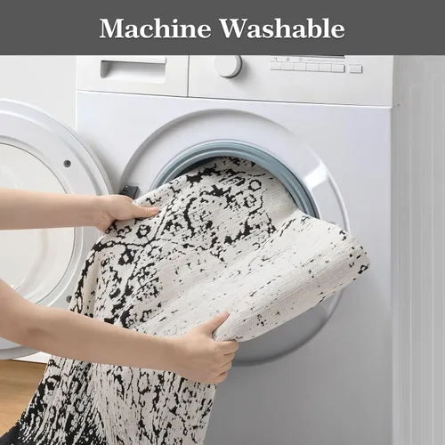 Vista 7 de Funda de sofá lavable para perros, funda para sofá de 2 cojines, funda de sofá modular de felpilla negra en forma de L, protector de muebles