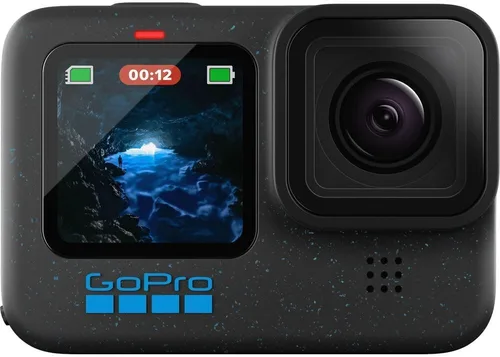 Vista 2 de Paquete GoPro HERO12 Black de cámara de acción 5.3K con tarjeta de 128GB y 50 accesorios
