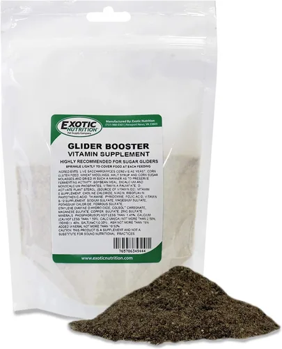Vista 5 de Glider Booster (2 onzas) - Multivitamínico completo - Suplemento de vitaminas y minerales en polvo para planeadores de azúcar de mascotas