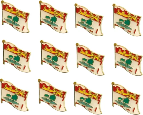 Vista 3 de Pines de solapa de bandera canadiense de provincia y territorio, corbata esmaltada y insignias de alfiler para todas las provincias y territorios