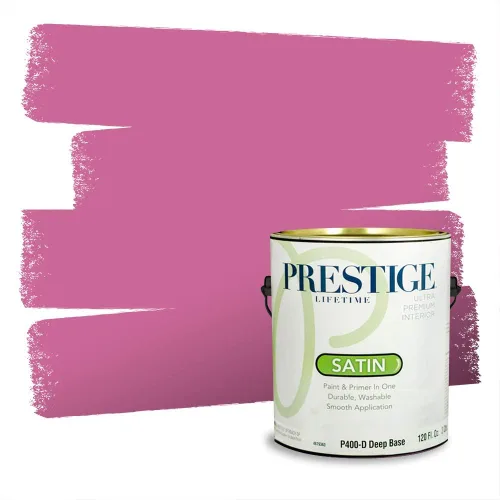 Vista 707 de Prestige Paints Pintura exterior e imprimación en uno, 1 galón, plano, coincidencia comparable de Valspar* Amber Rose*
