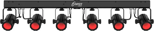 6 SPOT RGBW LED Quad-Color Lighting System