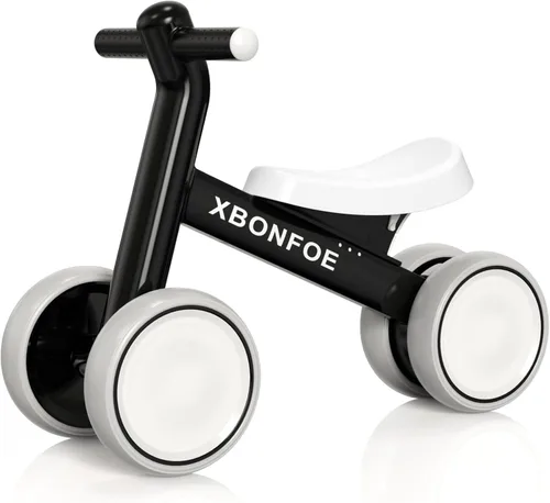 Baby Balance Bike for 1 Year Old Boys Girls, 10-24 Month Toddler Balance Bike, Baby Bike with No Pedal 4 Silence Wheels, First Ride on Toys with