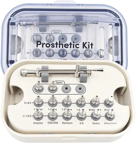 Destornillador universal de implante de llave dinamométrica, kit de prótesis, destornilladores de trinquete, herramientas de reparación de implantes