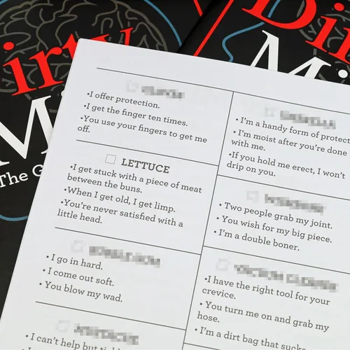 Vista 2 de TDC Games Original Dirty Minds Party Game - Funny Card Games for Adults, Hilarious Party Games, Perfect for Couples and Date Night