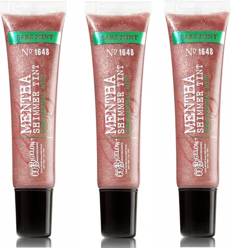 Vista 3 de C.O. Bigelow Mentha Shimmer Bare Mint No 1648 Brillo de labios de .5 onzas vendido por Bath & Body Works