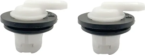 2 Piezas Tapones de Ventilación del Tanque de Combustible, Válvula de Ventilación del Tanque de Combustible con Kit de Arandelas, Válvula de