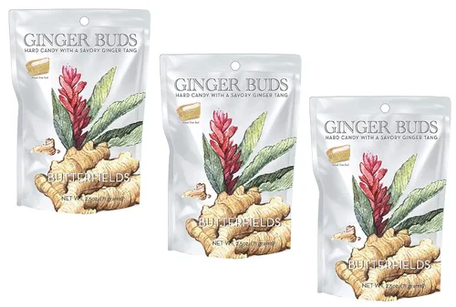 Vista 4 de Butterfields Candy - Caramelo duro de cogollos de cereza gourmet, anticuado, sin gluten, fabricado con azúcar de caña 100% real, puro, hecho a mano