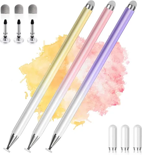 Vista 9 de Lápiz Stylus para Pantalla Táctil, 2 en 1 Lápices Stylus Compatibles con Todos los Dispositivos de Pantallas Táctiles, Tabletas, iPhone, iPad