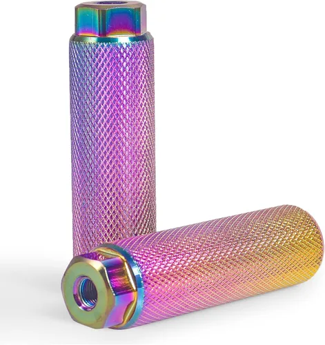 Vista 7 de Clavijas BMX, 2 unidades de aleación de aluminio para pedales de BMX, accesorios BMX