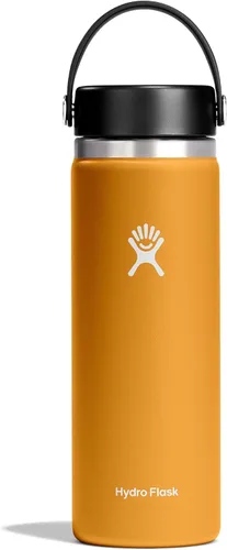 Vista 55 de Hydro Flask Botella de agua – Acero inoxidable aislado – Tapa flexible de boca ancha, antiderrames, a prueba de fugas y recargable en agave de 20