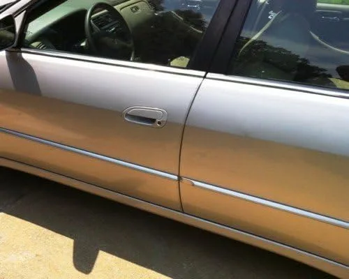 Vista 4 de Moldura protectora transparente para borde de puerta de auto, para todos los modelos, kit hágalo usted mismo