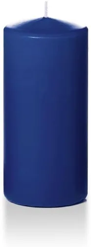 Vista 120 de yummi Velas redondas de pilar de lavanda de 3 x 6 pulgadas - 3 por paquete