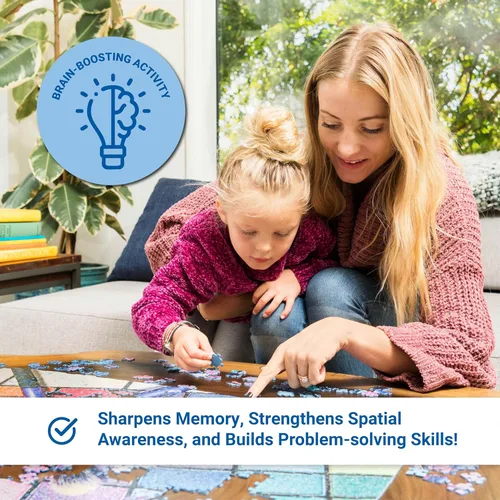 Vista 4 de Ravensburger - Mapa de puntos de referencia del mundo - Rompecabezas de 200 piezas - Impresionantes imágenes de lugares de interés asombrosos