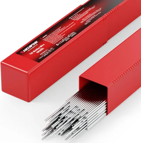 Vista 11 de ARCCAPTAIN Varilla de Soldadura TIG de Acero Suave ER70S-6, Varilla de Alambre de Relleno, 1/8" X 16", 5LB