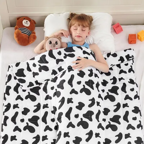 Vista 41 de yescool Black Checkered Weighted Lap Pad 2 Pounds Cooling Weighted Lap Blanket, Plaid Small Weighted Blanket, Weighted Throw Blankets Gifts for