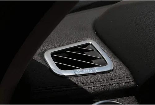 Vista 4 de YIWANG ABS cromado tablero de instrumentos de coche aire acondicionado salida salida marco cubierta ajuste 2 unids para Land Rover Discovery 4 LR4