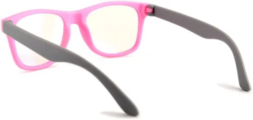 Vista 6 de Lentes rectangulares digitales con bloqueo de luz azul para niños y niñas de 5 a 12 años