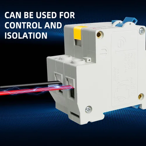 Vista 5 de Aopin Disyuntor miniatura de bajo voltaje DZ47-63 Montaje en carril DIN, interruptor de corriente residual, interruptor de corriente residual