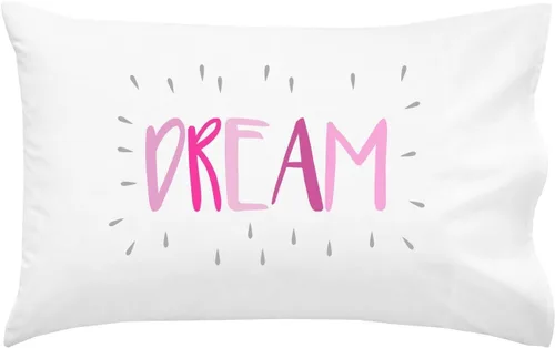 Vista 13 de Oh, Susannah Dream Kids - Funda de almohada para niños, color azul, amarillo y rosa, divertida funda de almohada juvenil