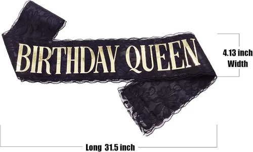 Vista 3 de Banda de despedida de soltera de oro rosa, decoración de despedida de soltera, decoración de despedida de soltera, regalo de novia, Negro-oro