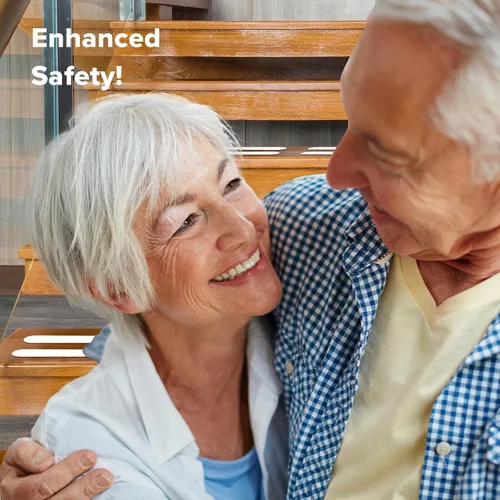 Vista 7 de SlipX Solutions Peldaños de seguridad antideslizantes adhesivos, calcomanías de ducha antideslizantes, agarre confiable para bañeras, duchas