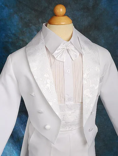 Vista 6 de Lito Angels Conjunto de 5 piezas de esmoquin clásico con cola para niños 001 011