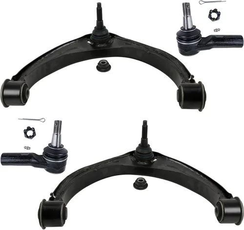 Vista 180 de Detroit Axle - Kit de suspensión frontal de 4 piezas para Chevrolet Aveo5 Aveo Pontiac G3 Wave Wave5 Suzuki Swift+, 2 brazos de control inferiores