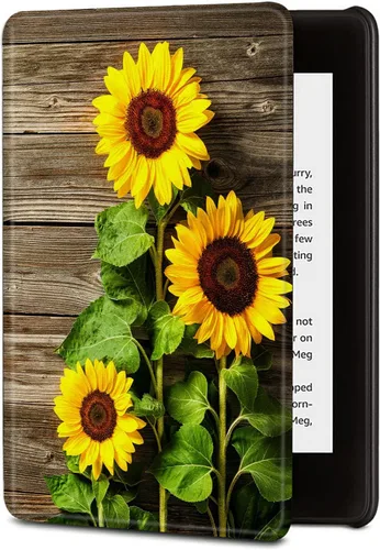 Vista 25 de BVDIKMI Funda para Kindle de 6 pulgadas (versión 11ª generación 2022), funda delgada de piel sintética con encendido y apagado automático para Retro