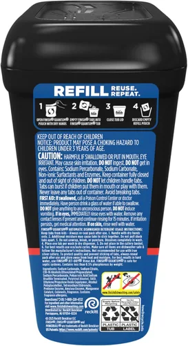 Vista 11 de Finish Quantum Cápsulas para Lavavajillas, Detergente Jabón para Lavavajillas Sin Pre-Enjuague Remueve Manchas y Grasa Secas de 24 Horas, Dejando un