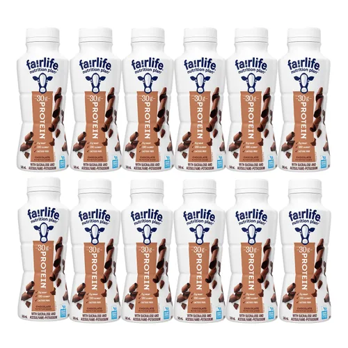 Vista 2 de Nutrition Plan - Batido de chocolate alto en proteínas, paquete de 12. Orry's Vital