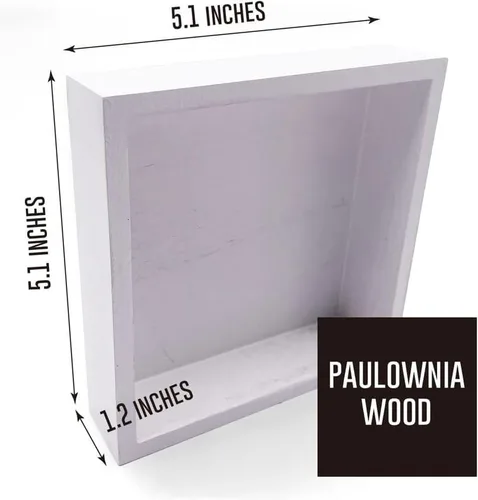 Vista 2 de Letreros de madera de 5 x 5 pulgadas, con texto en inglés «When Life Gets Blurry Adjust Your Focus» (When Life Gets Blurry Adjust Your Focus), caja