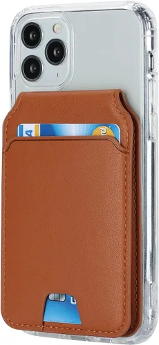 Vista 3 de Lipvina Magsafe Funda compatible con iPhone 11 Pro con tarjetero Magsafe, funda magnética de cuero desmontable con soporte para mujeres y hombres