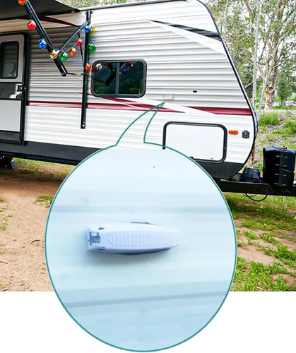 Vista 6 de x-haibei 5 soportes de equipaje puerta Catch Camper Remolque Gancho, diseño de almacenamiento Viajes habitación RV