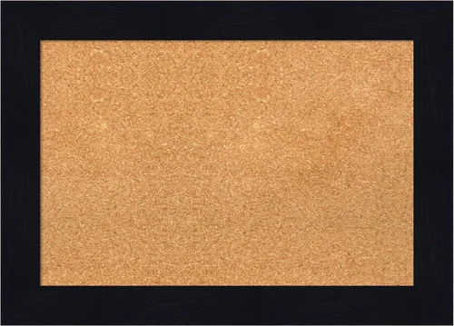 Vista 20 de Amanti Art Natural Cork Board for Wall, 13x19 Vision Board with Blue Wood Frame, Small Corkboard Office Decor for Home Organization, Country Rustic