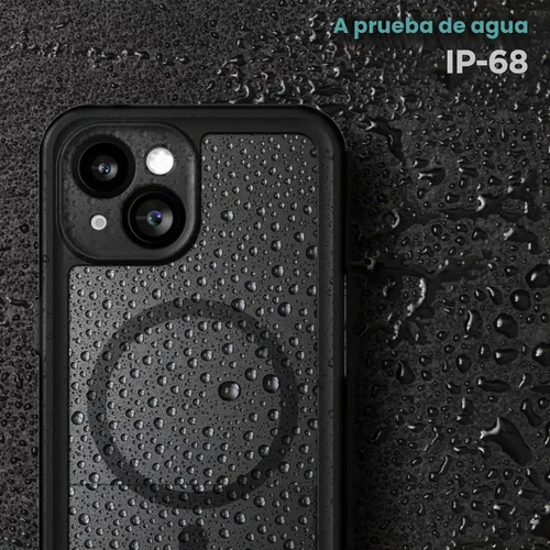 Vista 4 de Funda impermeable con clip para cinturón Encased para iPhone 14 (compatible con MagSafe)