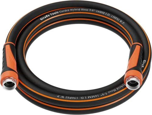 Vista 9 de Giraffe Tools Manguera Líder 5/8 pulgadas x 2.5 pies para Jardín, Manguera de Agua Resistente, Manguera Híbrida Corta Flexible y Ligera