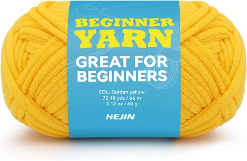 Vista 70 de Hilo de 60g Amatista para Ganchillo y Tejer; 66m (72 yardas) de Hilo de Algodón para Principiantes con Puntos Fáciles de Ver; Peso Worsted Mediano