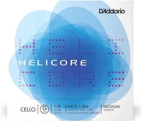 Vista 8 de D'Addario Helicore - Cuerda de violonchelo simple, escala 1/2, tensión media