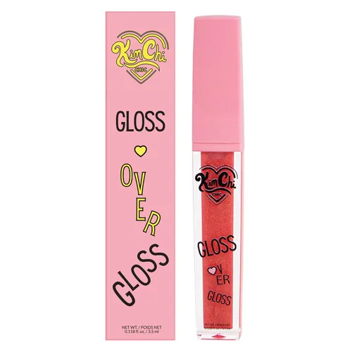 Vista 11 de KimChiChic Beauty Gloss Over Gloss, brillo de labios brillante microbrillante para llevar solo o sobre lápiz labial, bálsamo labial delicioso sin